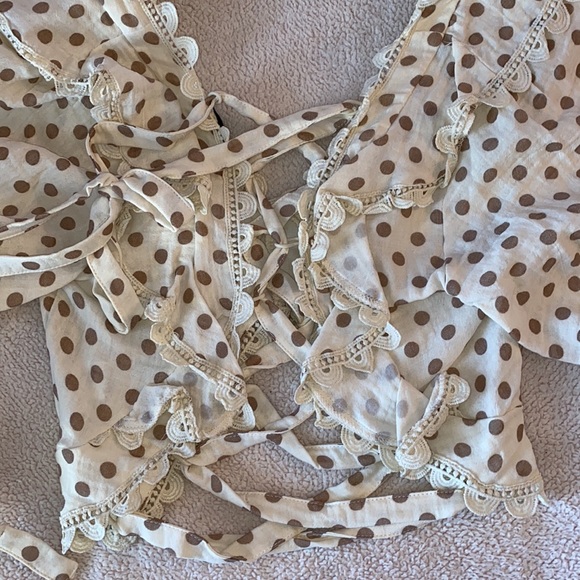 Vici Edna crochet polka dot crop top - Picture 6 of 7